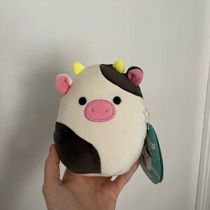5” Connor the cow squishmallow